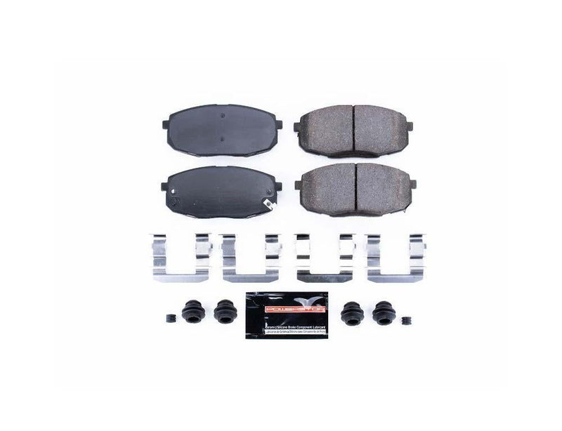 Brake Pad Z23 Evolution Sport w/ Hardware Front Z23-1397 - Power Stop 2009-12 Hyundai Elantra