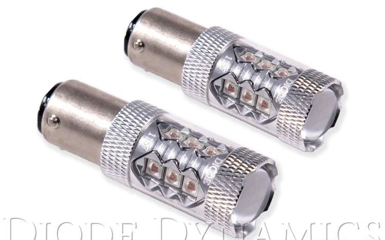 Bulbs Pair Red LED 1157 XP80 - Diode Dynamics 2012-17 Hyundai Veloster  and more