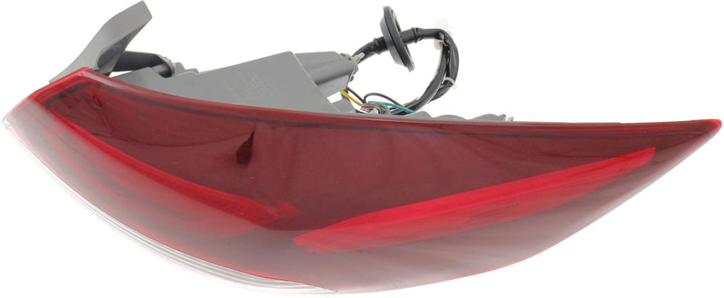 Tail Light Right Single Clear Red Sedan W/ Bulb(s) - Replacement 2017 Elantra