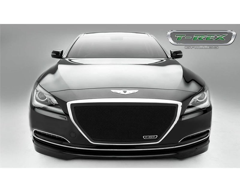 Grille 1 Pc Black Overlay Upper Class - T-Rex Grilles 2015 Hyundai Genesis Sedan