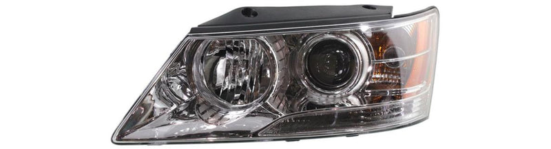 Headlight Set Of 2 Clear Capa Certified W/ Bulb(s) - Replacement 2009-2010 Sonata