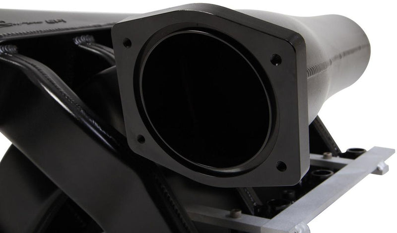 Intake Manifold Single Silver Sniper Efi Sheet Metal Fabricated Series - Holley Universal