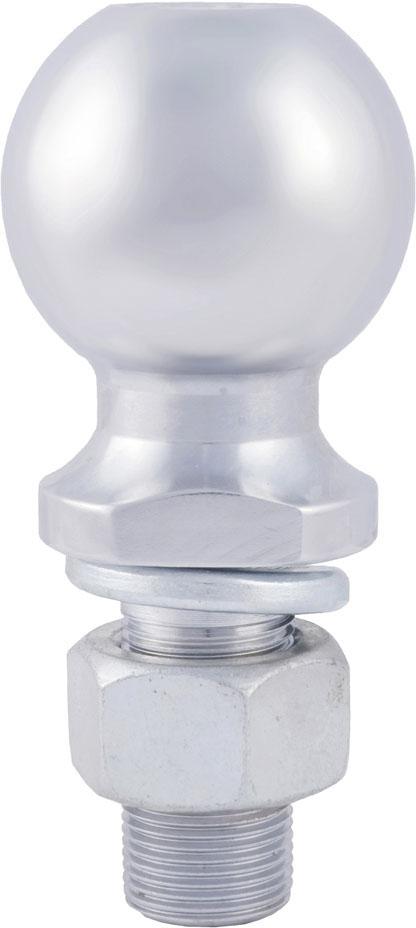 Hitch Ball Single Chrome Steel - Curt Universal