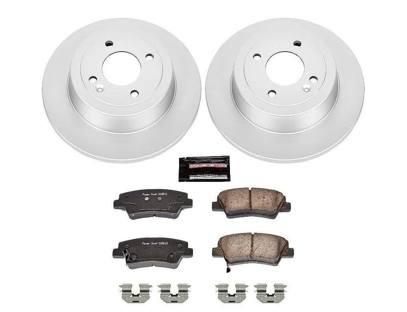 Brake Kit Rear Geomet Coated Z17 Evolution - Power Stop 2012-18 Hyundai Accent