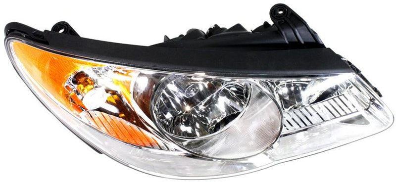 Headlight Right Single Clear W/ Bulb(s) Capa Certified - ReplaceXL 2010 Elantra