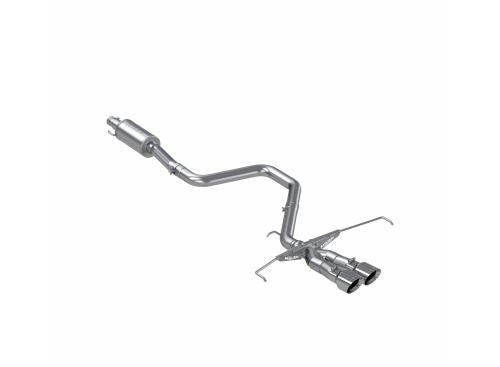 Exits Center Rear 3" Dual Aluminized Steel Catback Exhaust - MBRP 2019-21 Hyundai Veloster