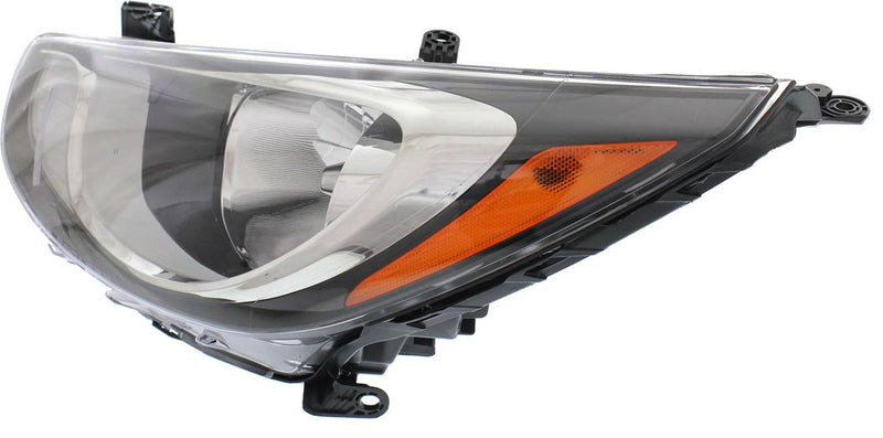 Headlight Left Single Clear W/ Bulb(s) Capa Certified - ReplaceXL 2012-2014 Accent