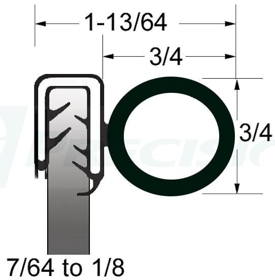 Weatherstrip Seal Single - Precision Parts Universal