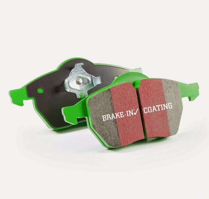 Disc Brake Pad Set Rear Street Sport Greenstuff FMSI D1544 - EBC Brakes 2012-18 Hyundai Accent 4Cyl 1.6L and more