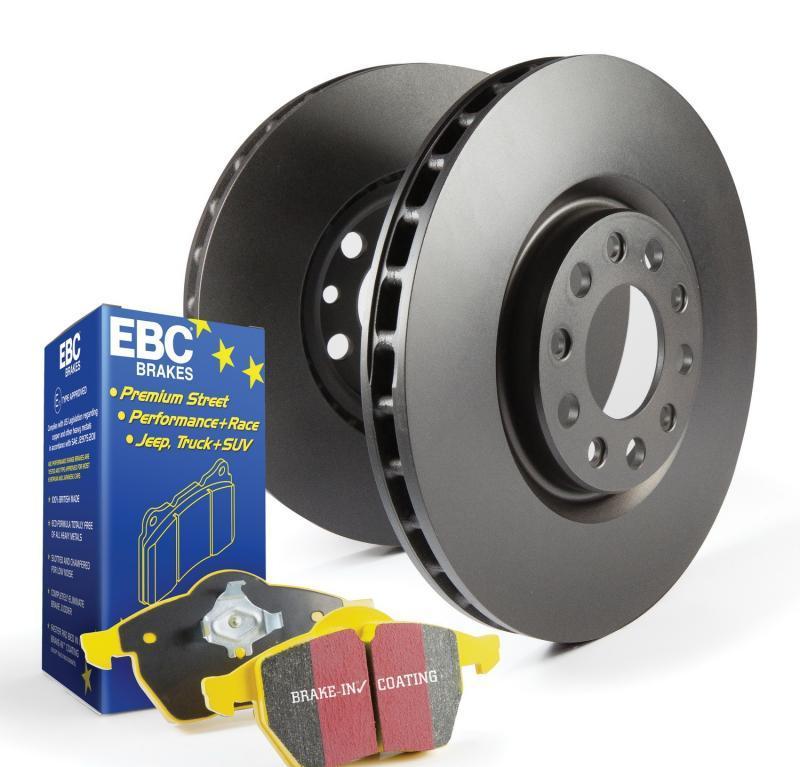 Disc Brake Pad & Rotor Kit Front DP41643R+RK7143 S13KF - EBC Brakes 2005-10 Hyundai Sonata 4Cyl 2.4L and more