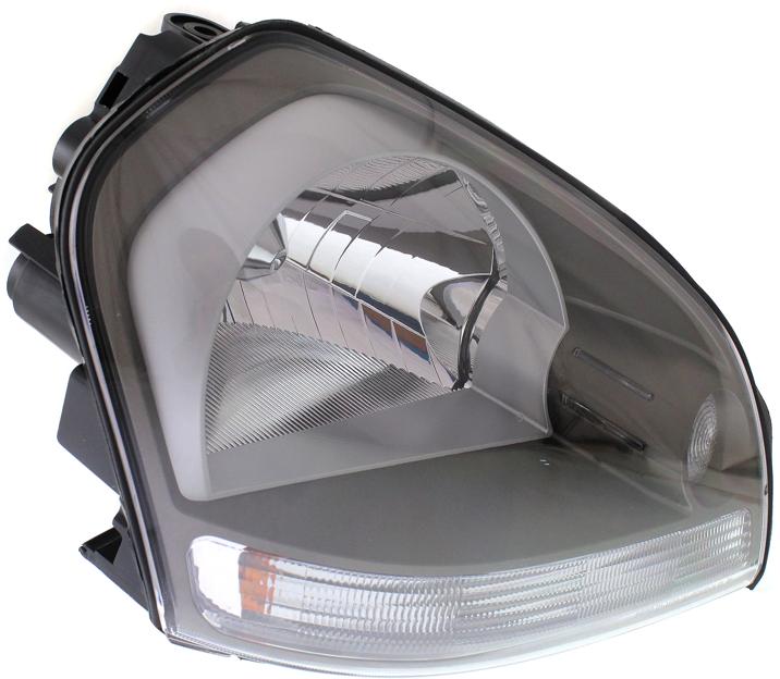 Headlight Right Single Clear Capa Certified W/ Bulb(s) - ReplaceXL 2005-2009 Tucson
