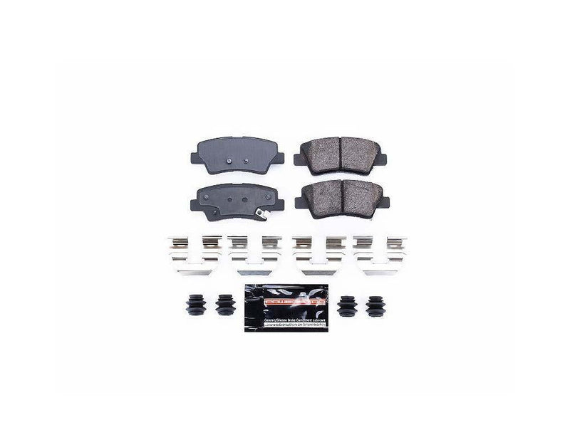 Brake Pad Z23 Evolution Sport w/ Hardware Rear - Power Stop 2012-17 Hyundai Azera