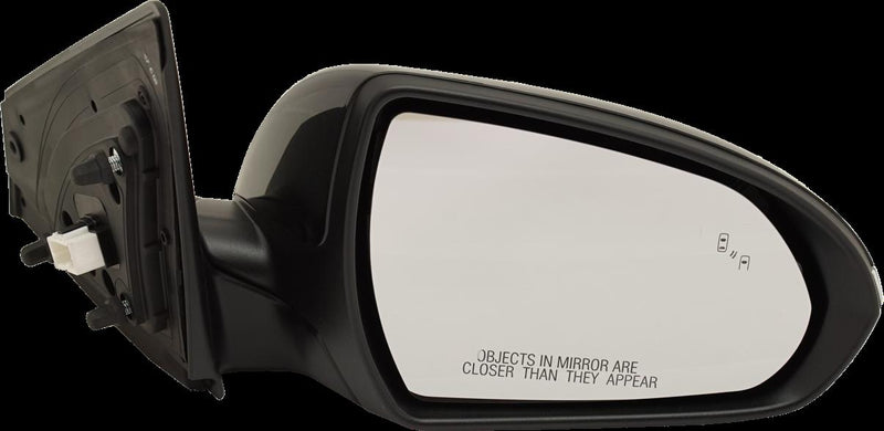 Mirror Right Single Heated W/ Blind Spot Corner Glass - Kool Vue 2017-2018 Elantra