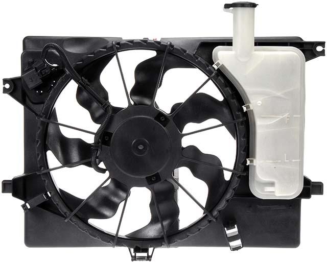 Cooling Fan Assembly Single Oe Solutions Series - Dorman 2011-2013 Elantra 4 Cyl 1.8L