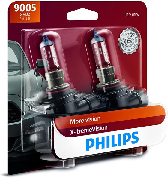 Headlight Bulb 65w 12v Set Of 2 X-tremevision Series 9005 - Philips 1993-1995 Scoupe