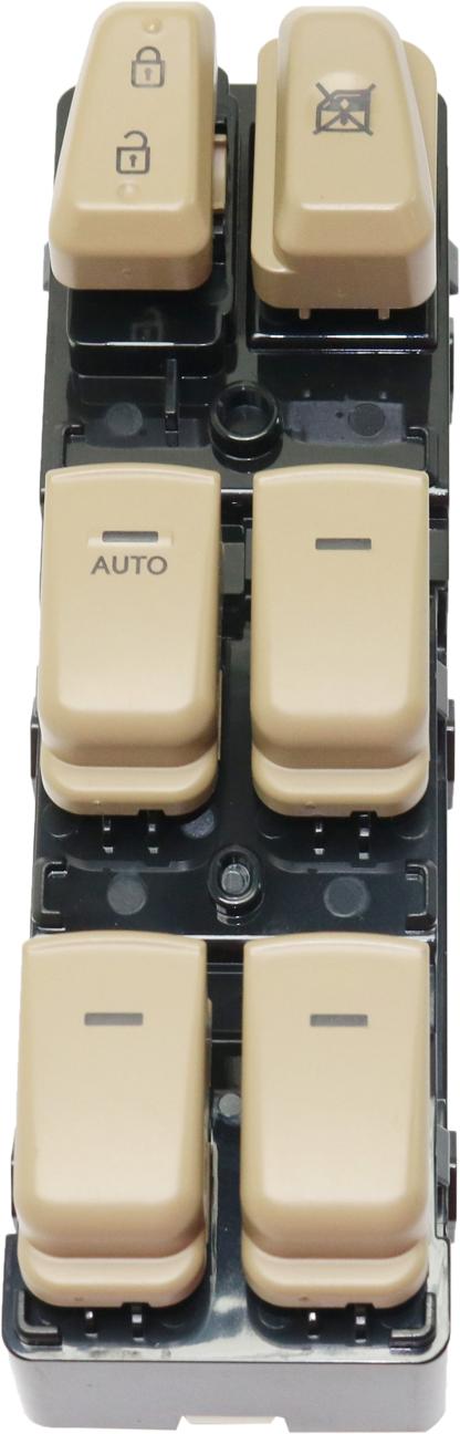 Window Switch Left Single Beige - Replacement 2015 Sonata 4 Cyl 1.6L