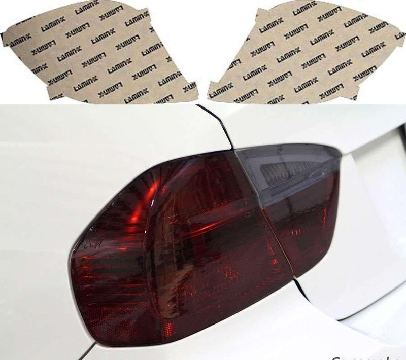 Tail Light Covers Gunsmoke - Lamin-X 2003-06 Hyundai Tiburon