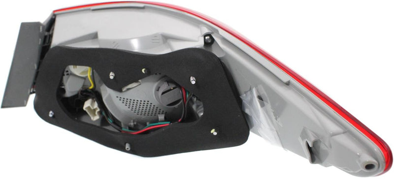 Tail Light Left Single Clear Red Capa Certified W/ Bulb(s) - ReplaceXL 2011-2012 Sonata
