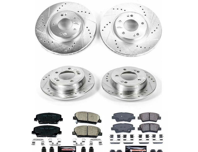 Brake Kit Front Rear Z23 Evolution Sport - Power Stop 2013-15 Hyundai Veloster