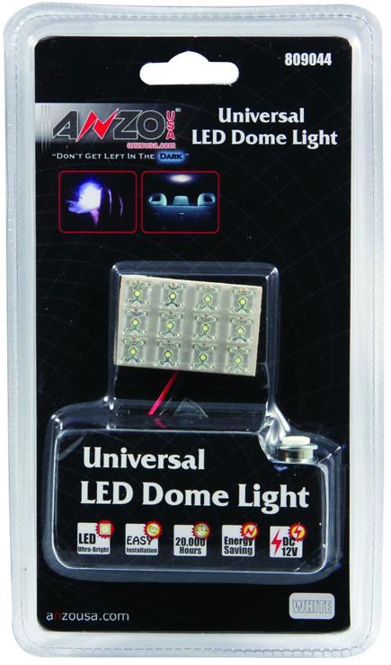 Dome Light Single White Universal Series Led - Anzo Universal
