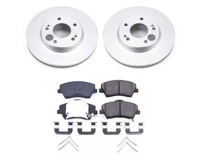 Brake Kit Front Geomet Coated Z17 Evolution - Power Stop 2017-19 Hyundai Ioniq