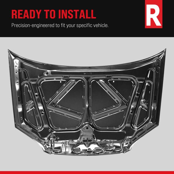 Hood Single Steel - Replacement 2004-2006 Elantra