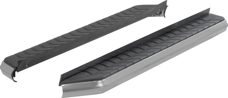 Running Boards Set Of 2 Powdercoated Black Aluminum Aerotread Series - Aries 2013-2014 Santa Fe