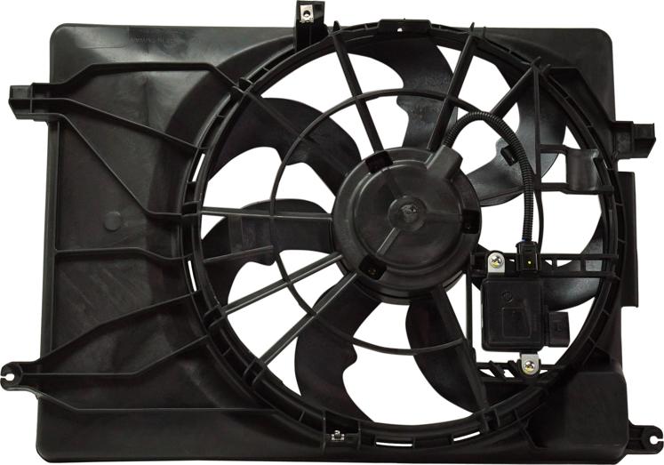 Cooling Fan Assembly Single - Replacement 2016-2018 Tucson 4 Cyl 2.0L