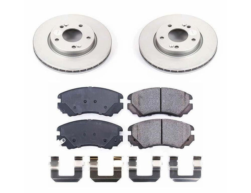 Brake Kit Front Geomet Coated Z17 Evolution CRK5291 - Power Stop 2007-10 Hyundai Elantra