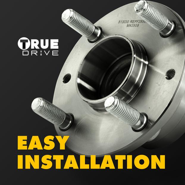Wheel Hub Set Of 2 W/ Bearing - TrueDrive 2005-2006 Tucson 4 Cyl 2.0L