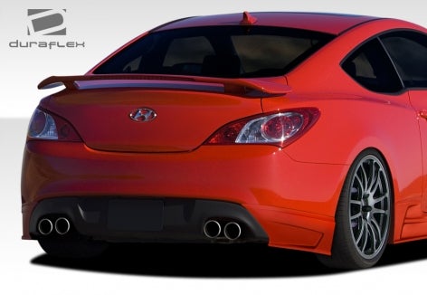 Extreme Dimensions Duraflex J-Spec Rear Add on Bumper Extensions - Extreme Dimensions  Genesis Coupe