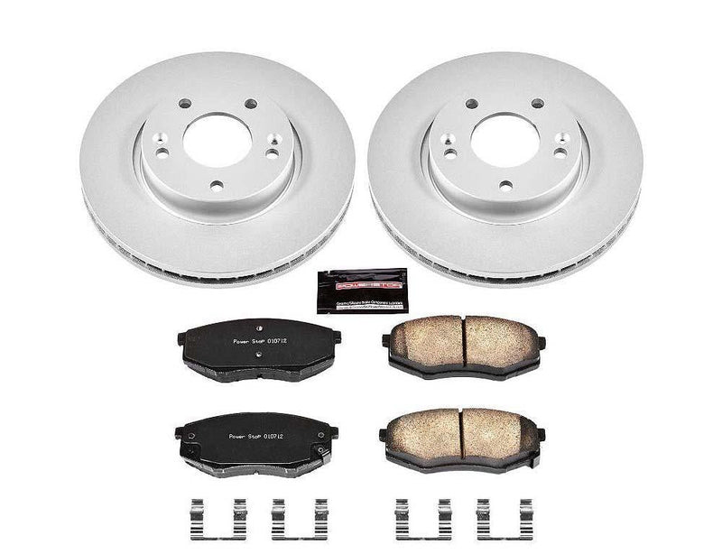 Brake Kit Front Geomet Coated Z17 Evolution - Power Stop 2010-12 Hyundai Tucson