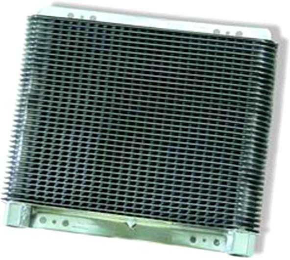 Oil Cooler Kit Polished Aluminum Supercooler Series - B&M Universal