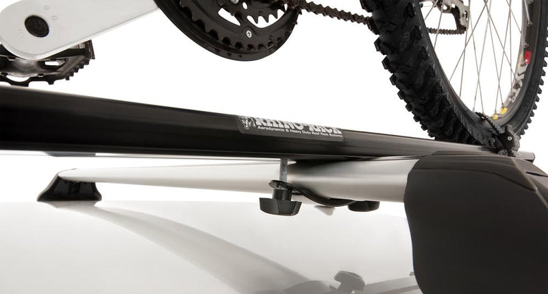 Bike Rack 1 Bike Single Powdercoated Black Aluminum Road Warrior Series - Rhino-Rack Universal