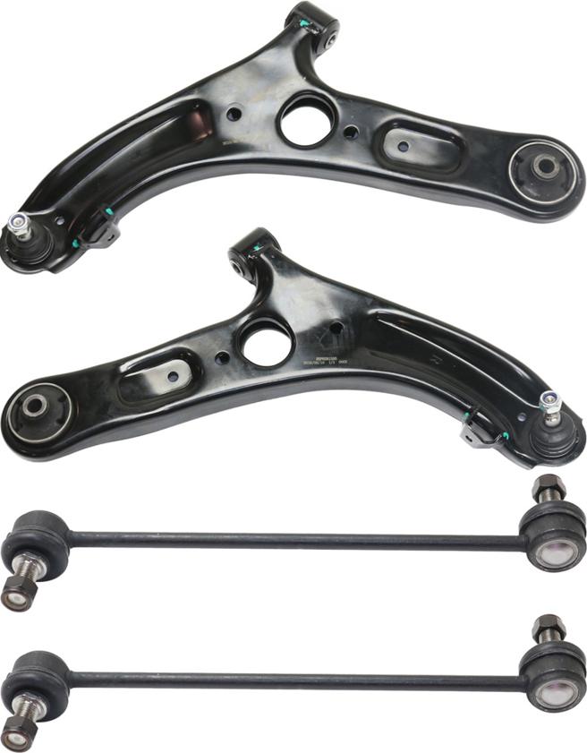 Control Arm Set Of 4 W/ Bushing(s) W/ Ball Joint(s) - TrueDrive 2012-2017 Veloster 4 Cyl 1.6L