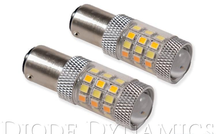 Bulbs Pair Colors Cool White LED 1157 HP24 - Diode Dynamics 1997-08 Hyundai Tiburon