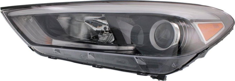 Headlight Set Of 2 Clear W/ Bulb(s) - Replacement 2016-2018 Tucson