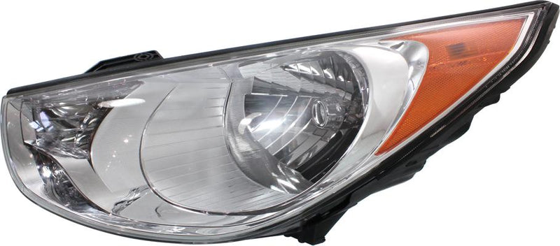 Headlight Left Single Clear W/ Bulb(s) - Replacement 2010-2013 Tucson