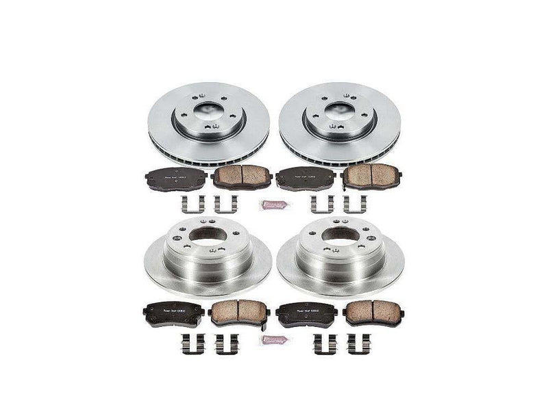 Brake Kit Front Rear KOE6302 - Power Stop 2009-12 Hyundai Elantra