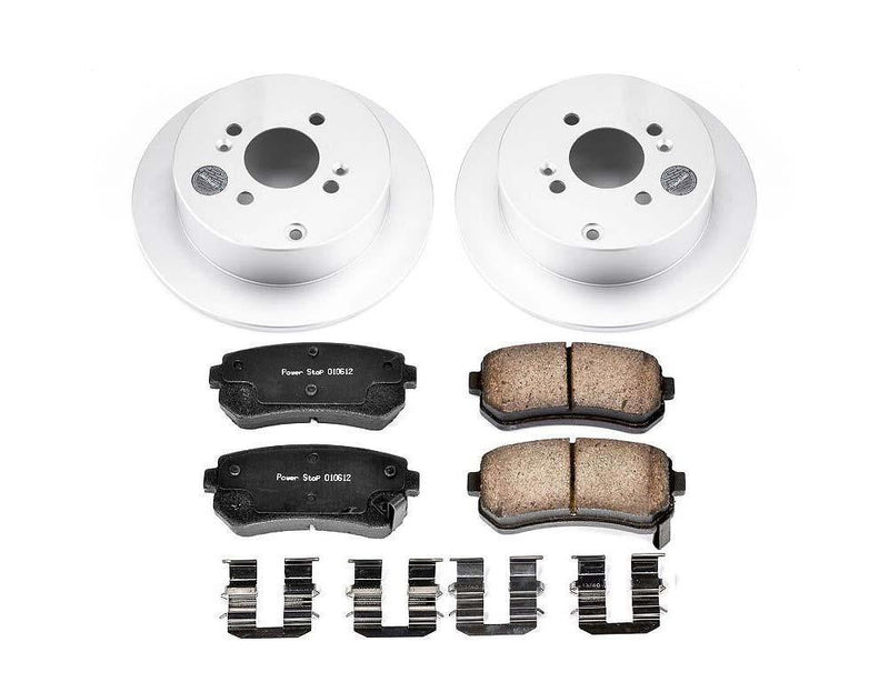 Brake Kit Rear Geomet Coated Z17 Evolution - Power Stop 2006-07 Hyundai Accent