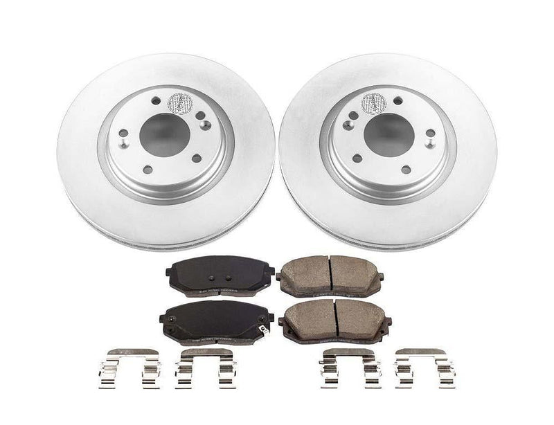 Brake Kit Front Geomet Coated Z17 Evolution - Power Stop 2016-19 Hyundai Sonata