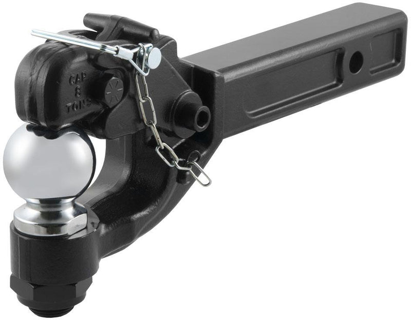 Pintle Hook Kit Powdercoated Black - Curt Universal