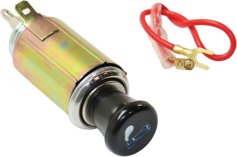 Cigarette Lighter Single Black - Replacement Universal