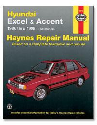 Repair Manual Single - Haynes 1986-1991 Excel